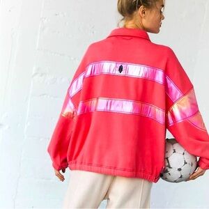 New! FP Movement Free People away we go 1/2 zip pullover Sweatshirt 2374